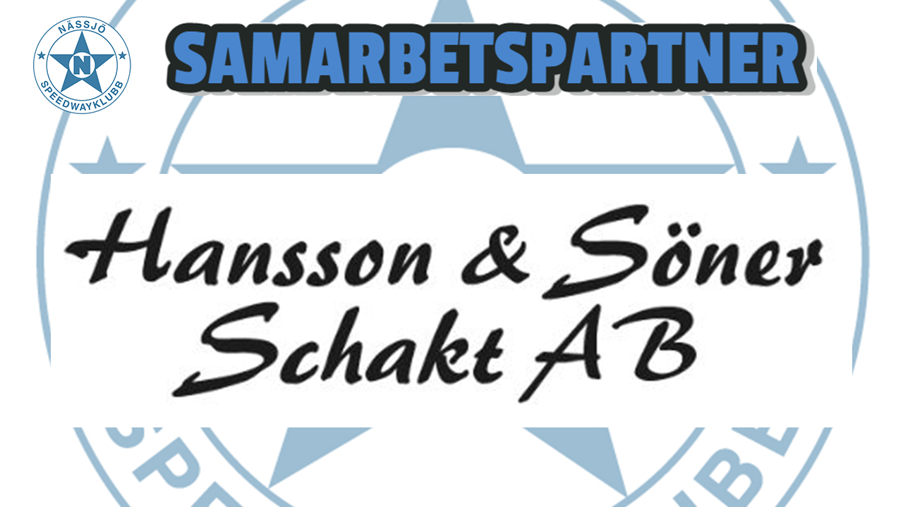 Nässjö SK välkomnar Hansson & Söner Schakt AB som ny samarbetspartner 2023